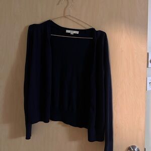 Loft navy cardigan
